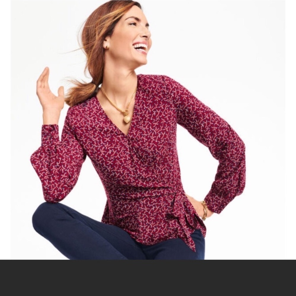 Talbots blouse size L